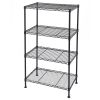 4-Tier Industrial Welded Wire Shelving