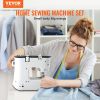 VEVOR Sewing Machine, Portable Sewing Machine for Beginners with 12 Built-in Stitches, Reverse Sewing